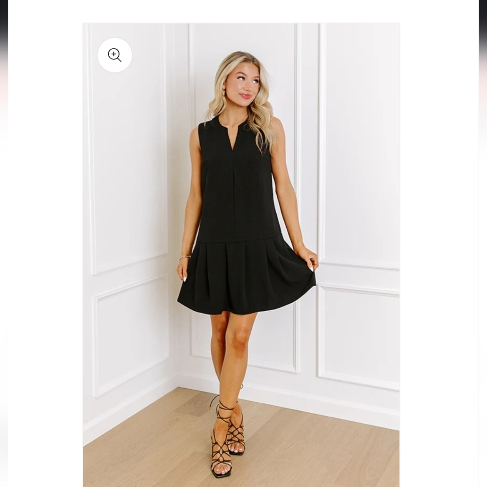 Impressions Sure And Steady Mini Dress Black